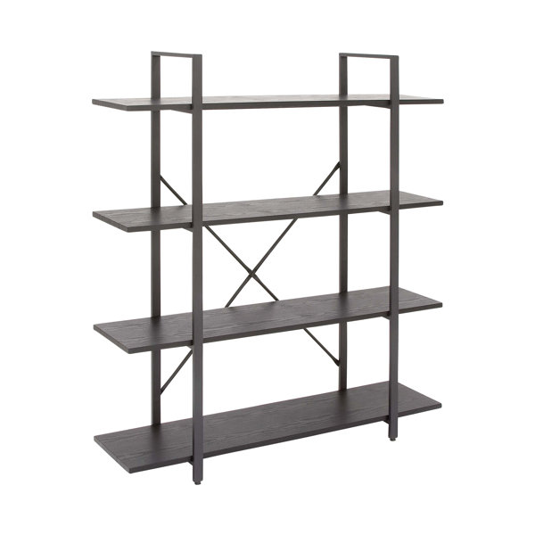 Metal and Wood 55" Etagere Bookcase & Reviews AllModern